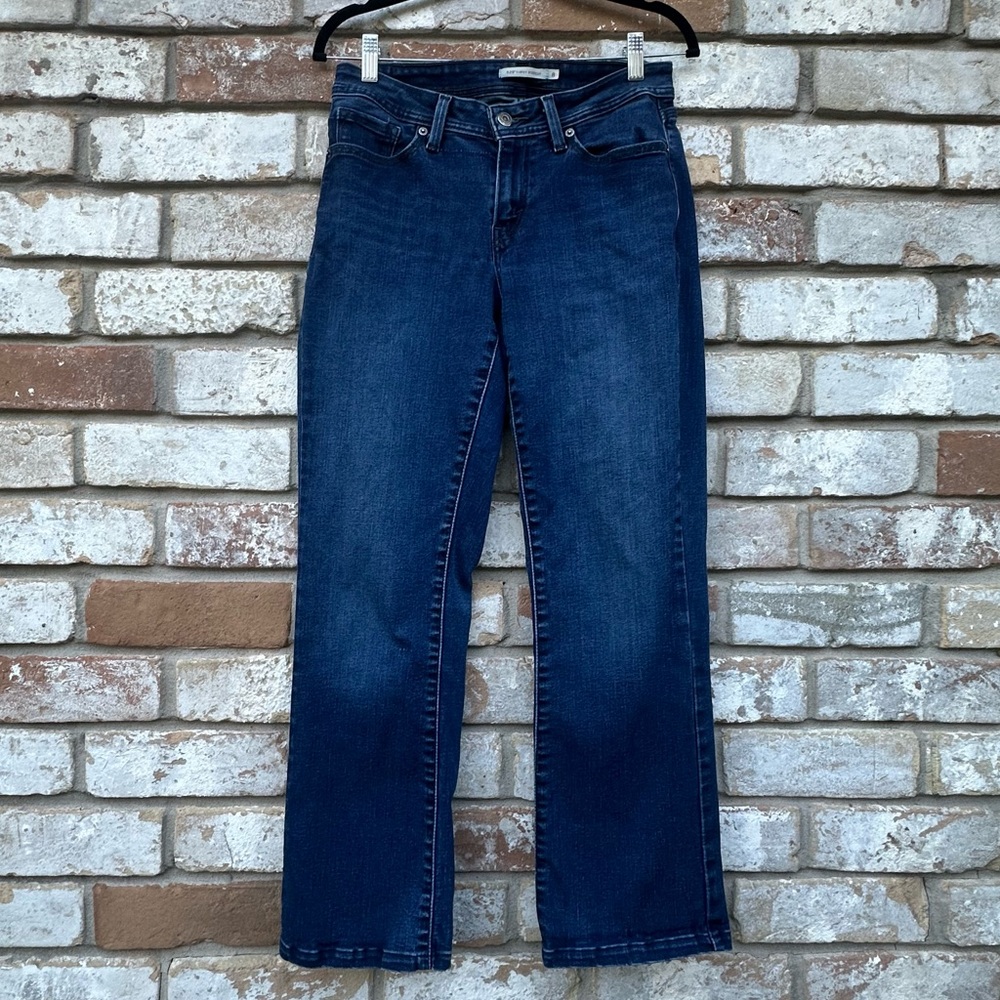 Women's Boot Cut Jeans - Dark Blue